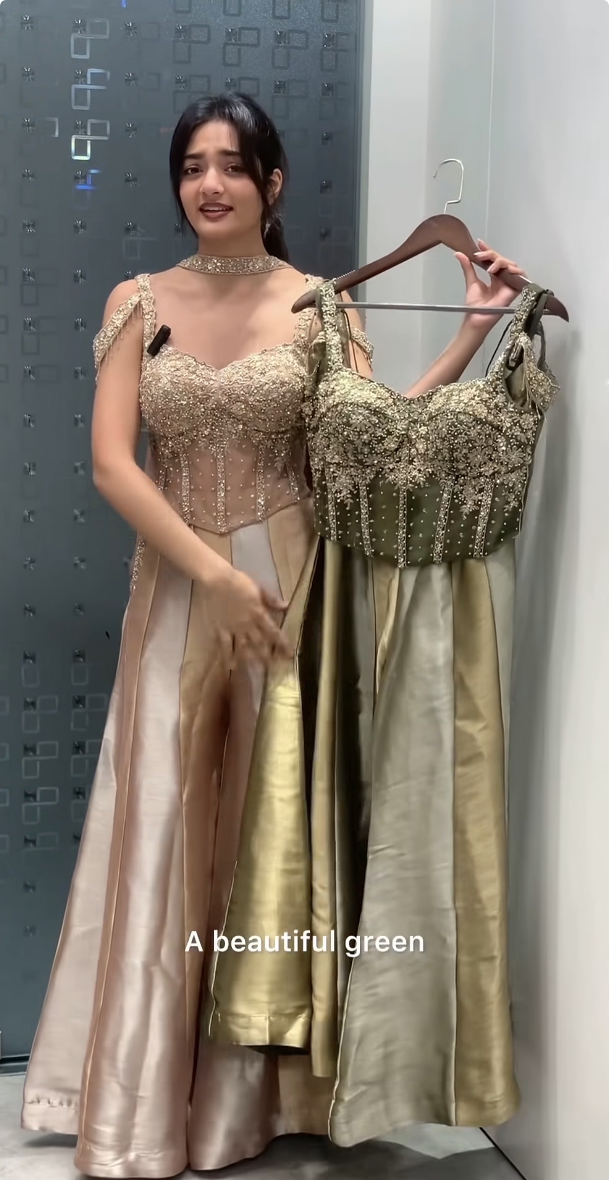 Corset tissue indo western