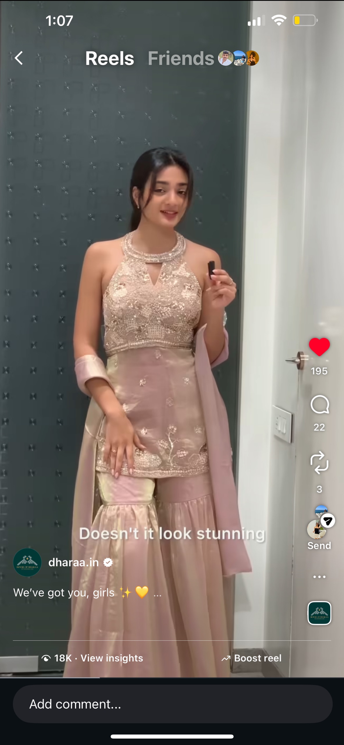 Alter neck sharara set