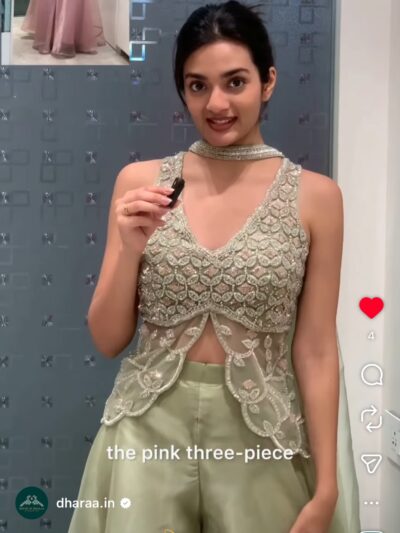 A87DD9A6-D287-47E7-B113-459C154C1453 Sage green Indo western