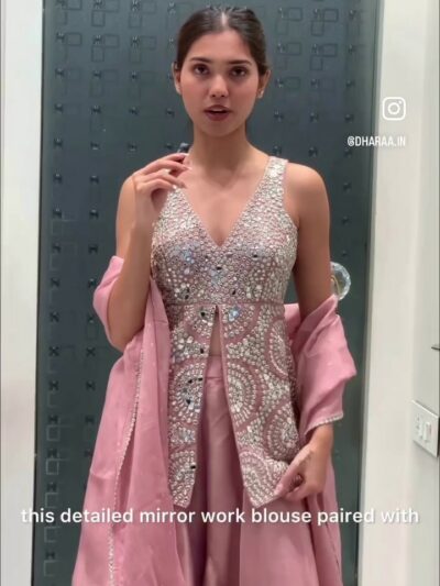 Frame 0 Dusty Rose Mirror Pa