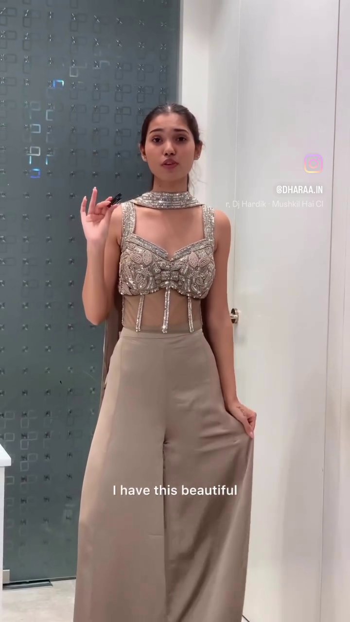 Embellished Bustier Pant Set