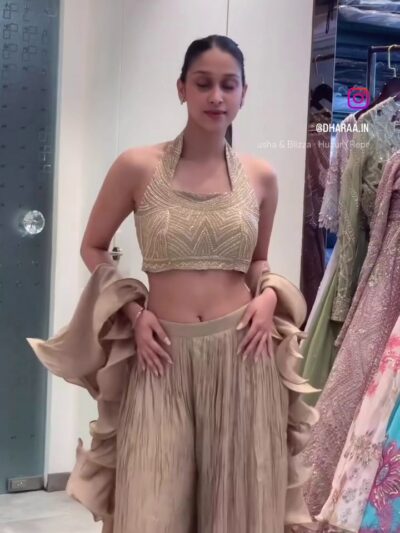 Embellished Halter Neck Crop Top