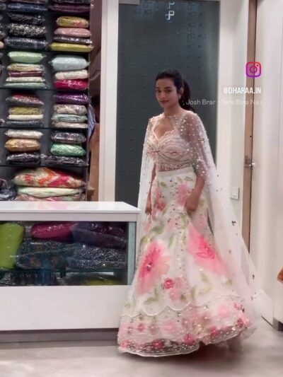 Floral Embellished Lehenga Set