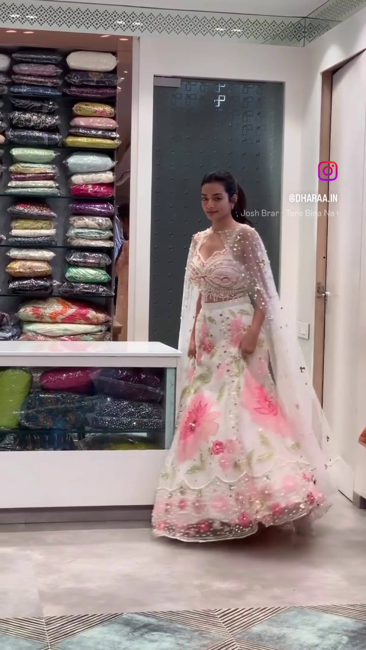 Floral Embellished Lehenga Set