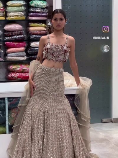 Opulent Ruffled Lehenga Choli