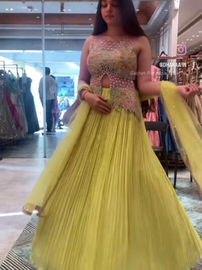 frame_0_Pleated_Embellished_ Indo western lehenga