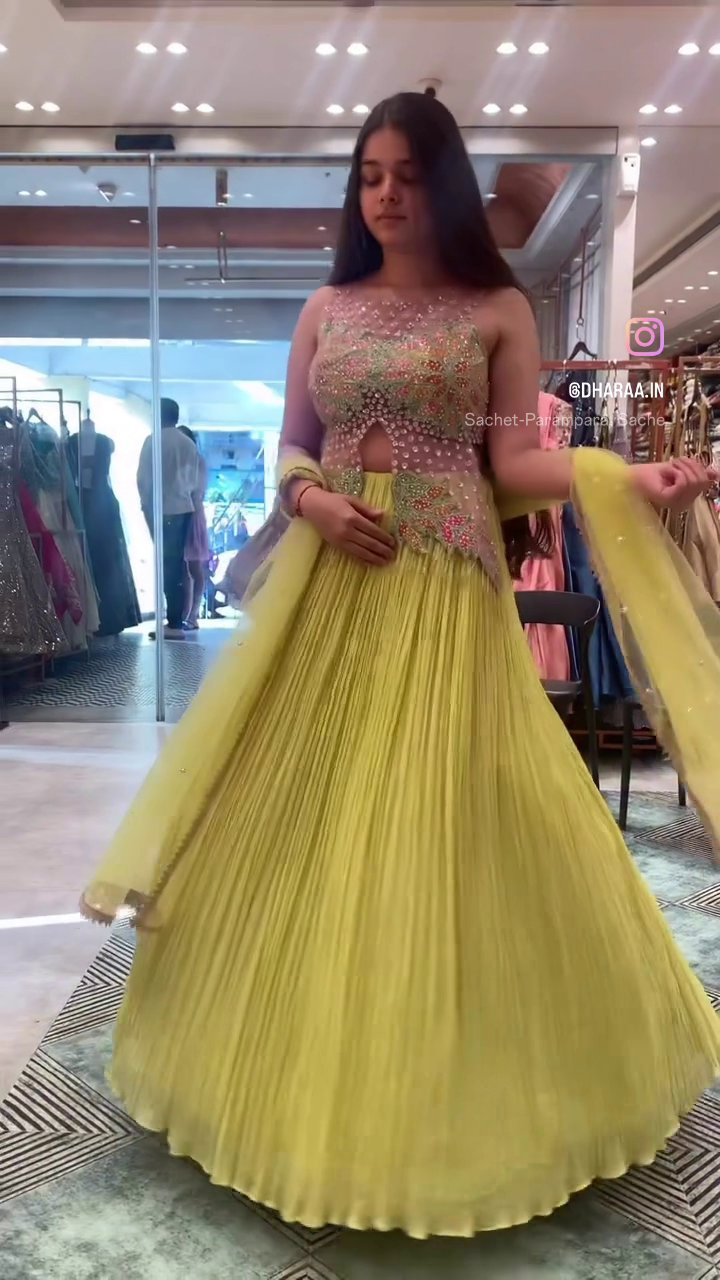 Indo western lehenga