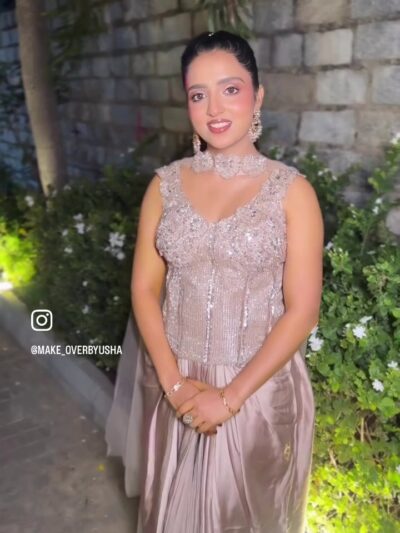 Sequin Embellished Skirt Set