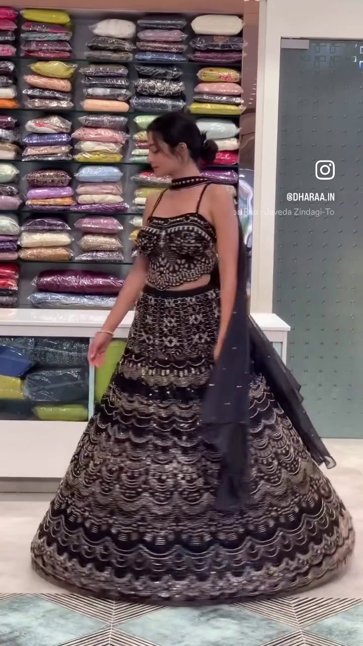 Designer Sequin Lehenga Choli - Image 2