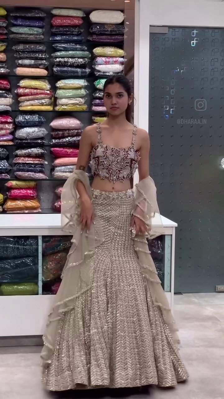 Opulent Ruffled Lehenga Choli - Image 2