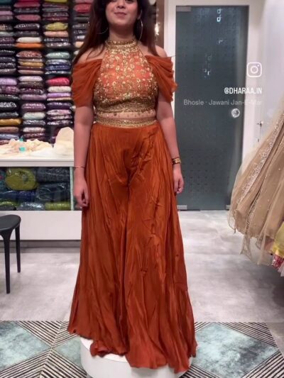 frame_1_Rust_Embroidered_Hal Rust Embroidered Halter Set