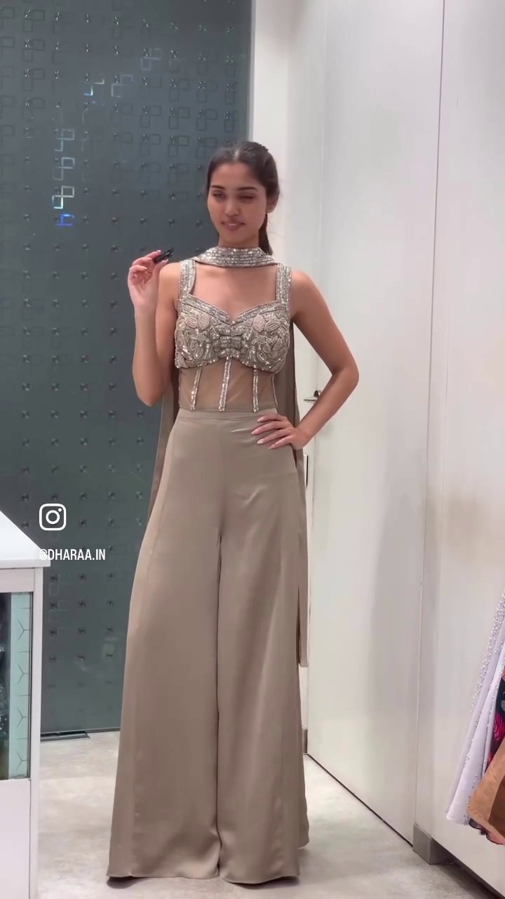 Embellished Bustier Pant Set - Image 3