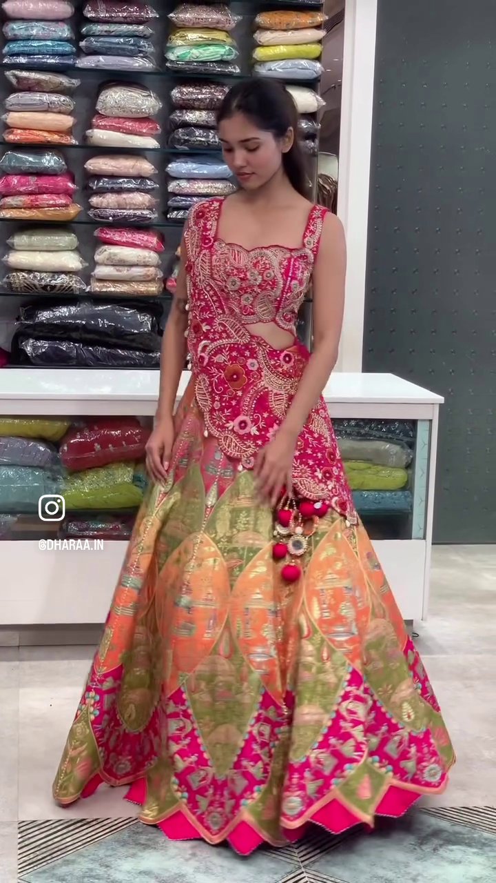 Embellished Lehenga Choli Set - Image 3
