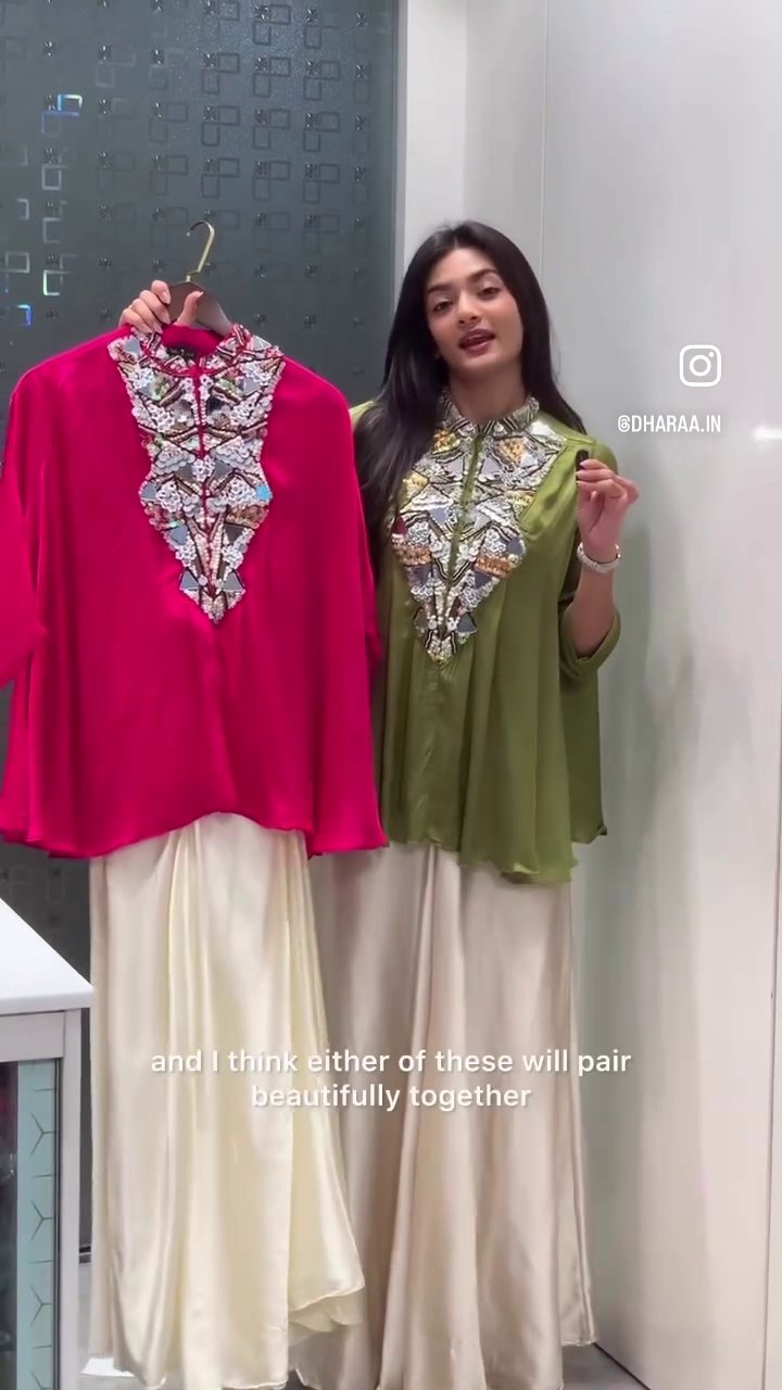 Olive Green Embroidered Tunic - Image 3