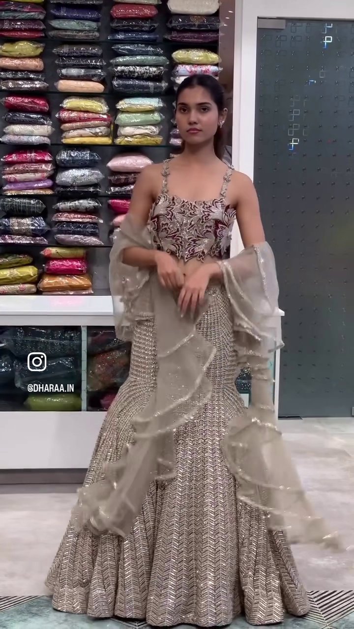 Opulent Ruffled Lehenga Choli - Image 3